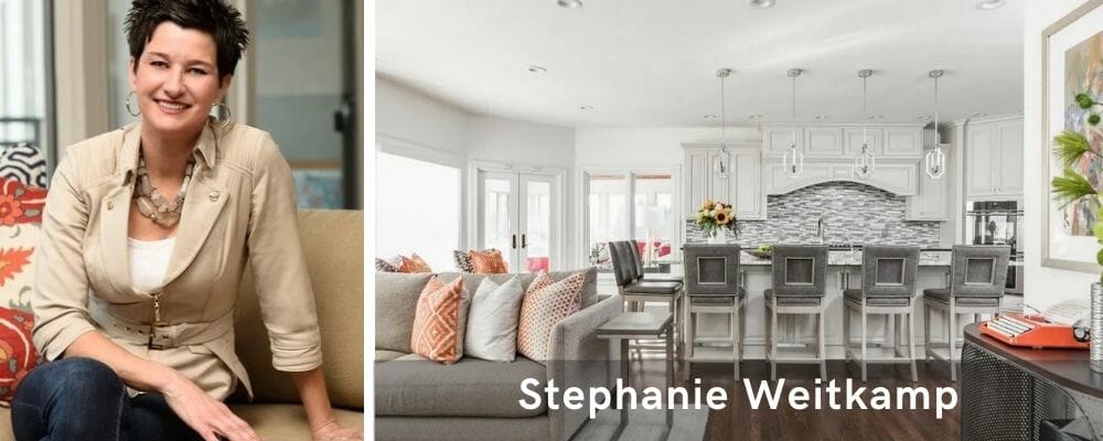 Modern open space decor by top Indianapolis interior design firm, Weitkamp Interior Design