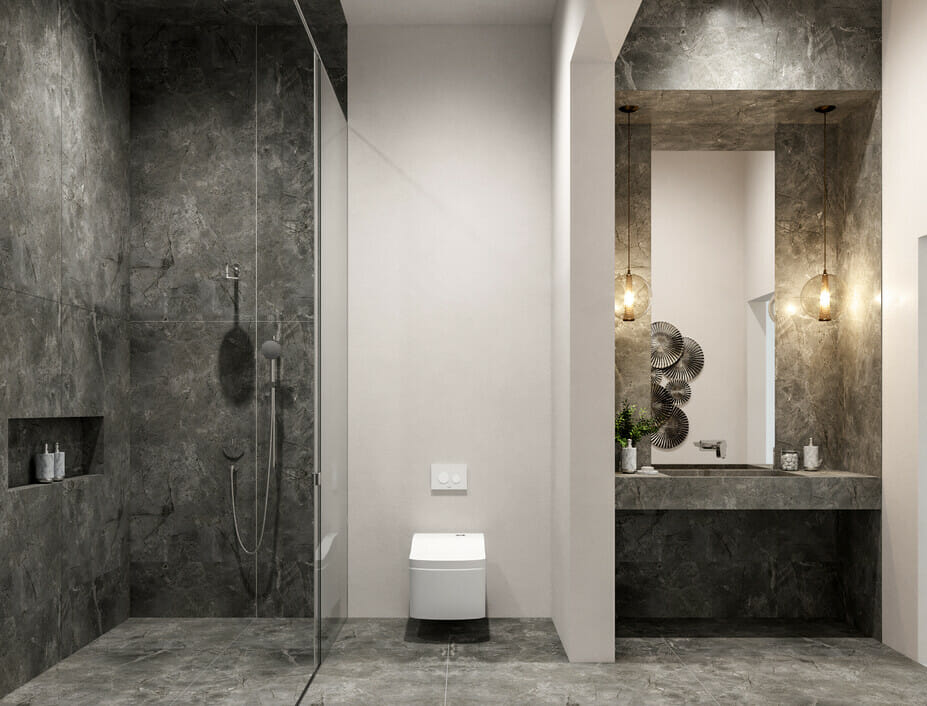 contemporary luxury bathroom design