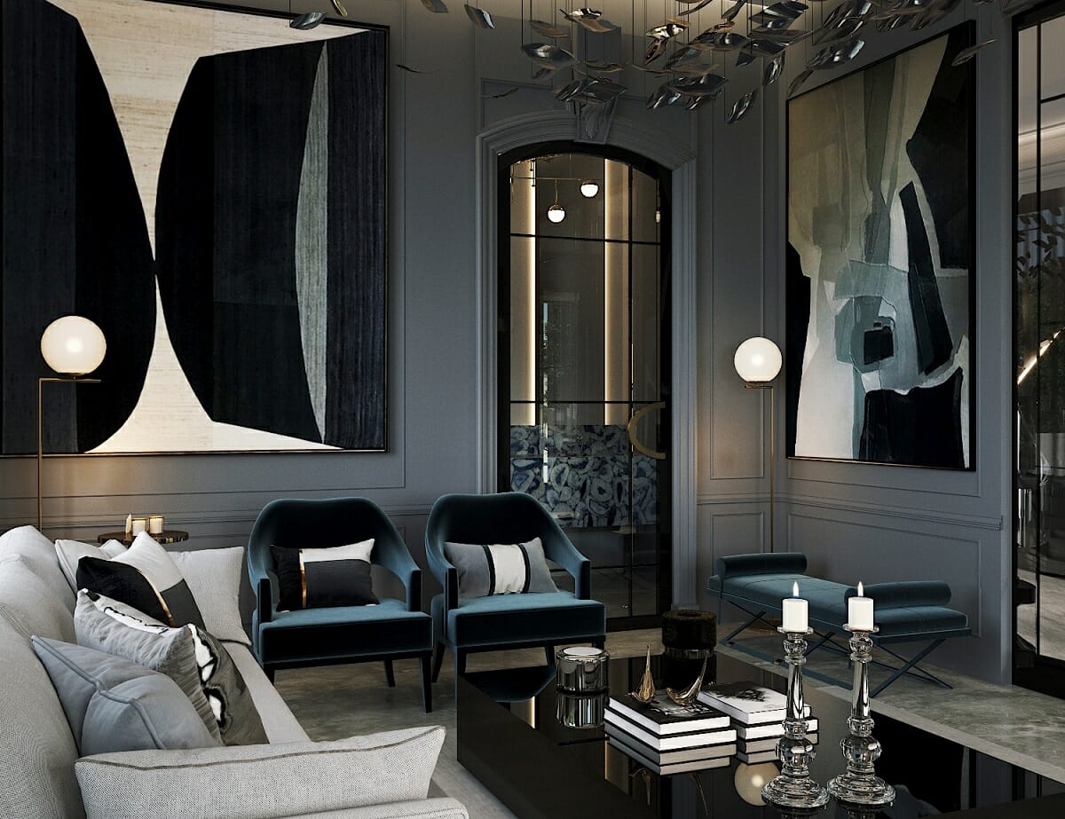 Contemporary Luxury By Online Interior Designer 