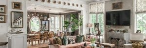 vintage eclectic home by top nashville interior designers