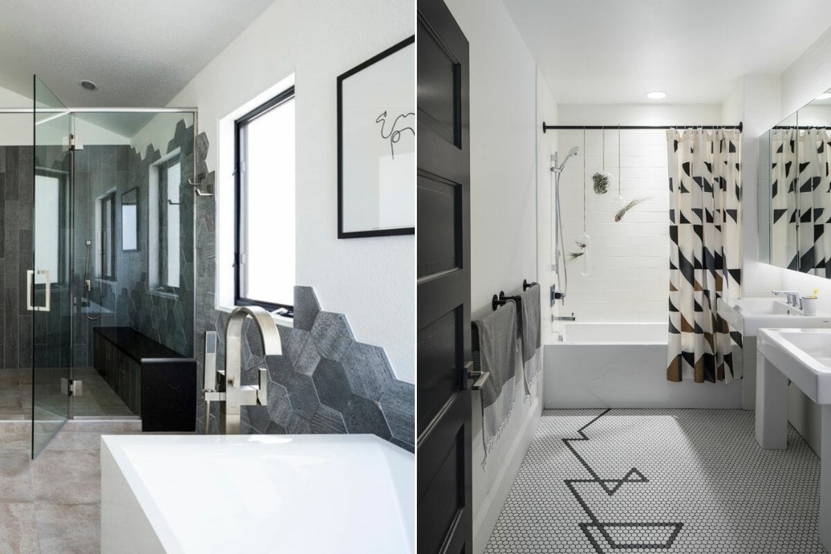 Bathroom tile trends 2022 - Hexagon
