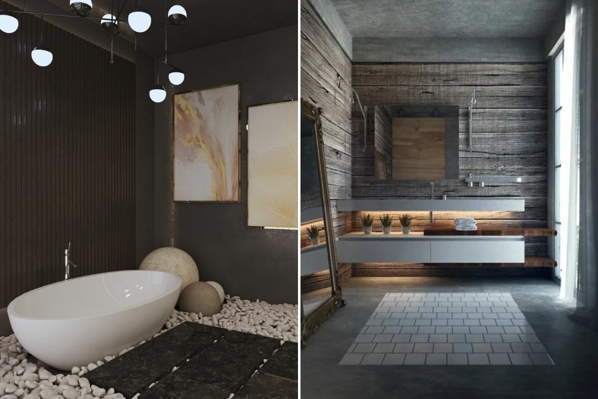 Black 2022 Bathroom color trends
