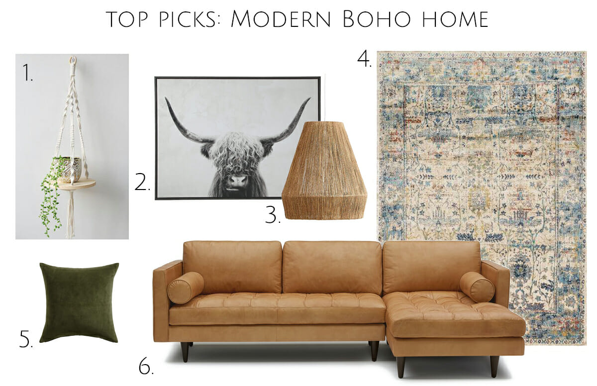 Boho interior design top picks