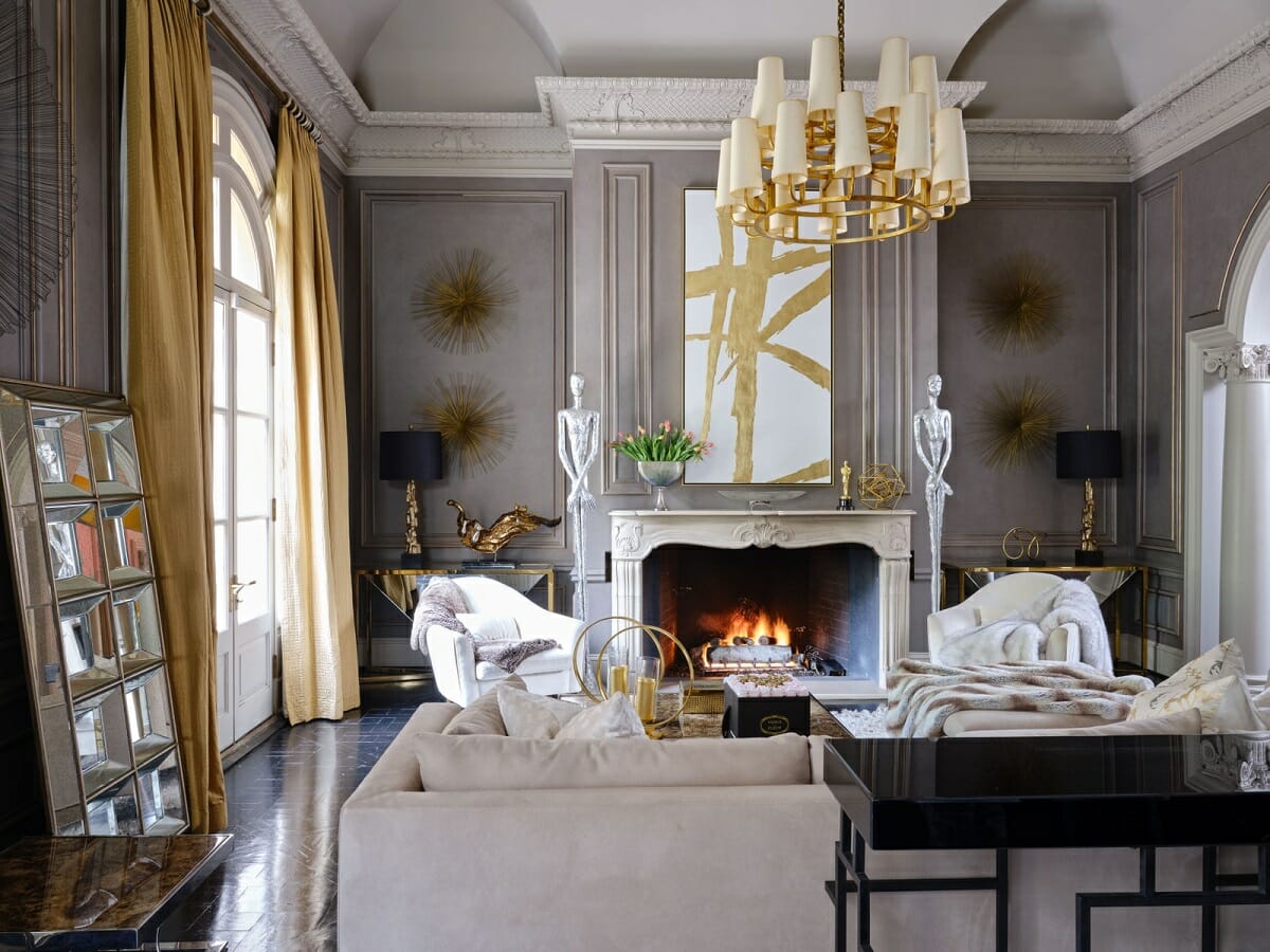 Glamorous Room Ideas for Stunning Glam Interior Design - Decorilla