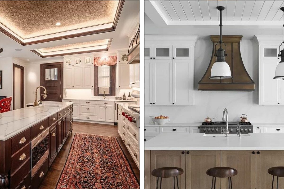Modern and traditional kitchen decor by one of the top Milwaukee interior designers, Leslie Dohr