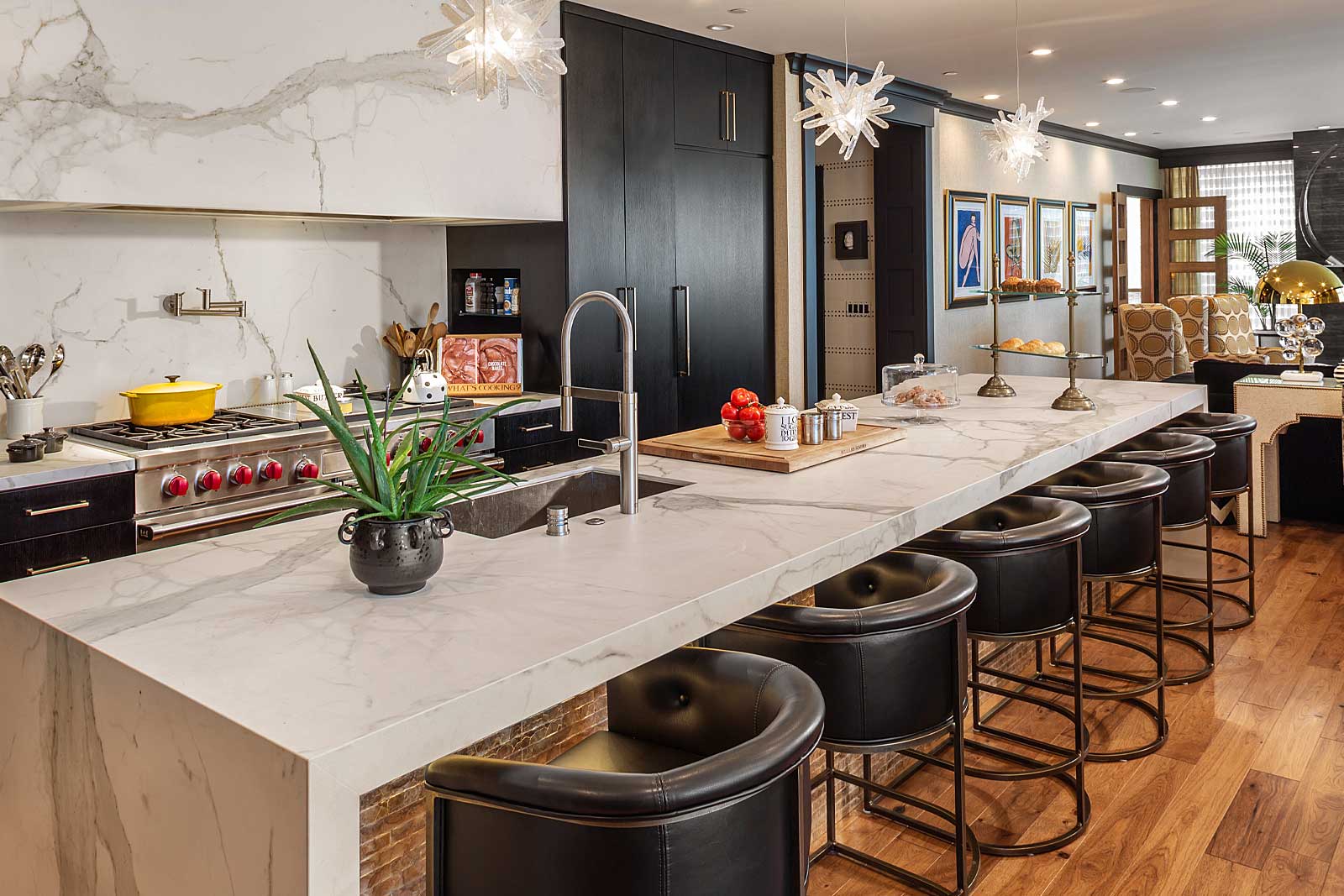 Modern kitchen by one of the top Milwaukee interior designers, Andrea Farr