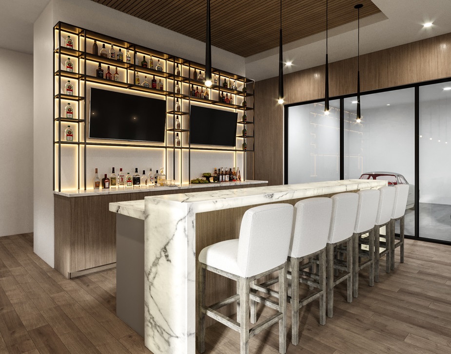 basement designs with bar - Wanda P