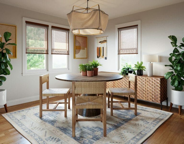 Before & After Boho Interior Design Makeover Decorilla