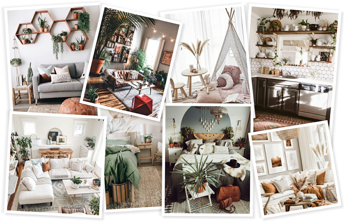 inspiration for a bohemian interior design