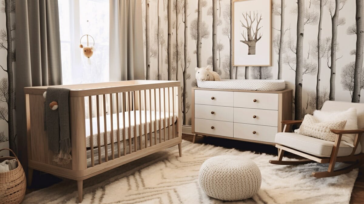 Before & After: Woodland Themed Nursery