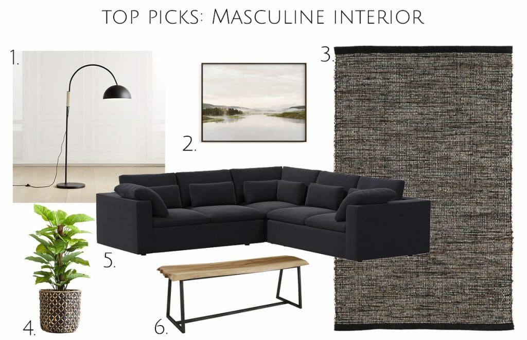 Before & After: Masculine Interior Design and Décor - Decorilla Online ...