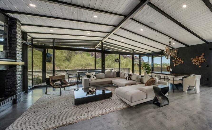 Mid century modern masculine interior design by Decorilla designer Darya N.