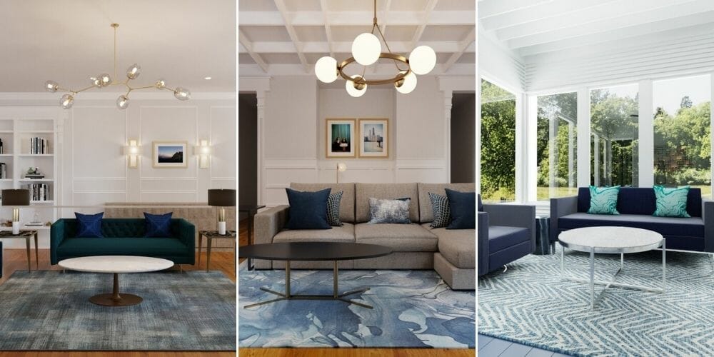 Modern classic living room designs