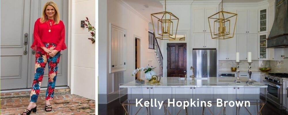 Modern kitchen by one of the top New Orleans interior designers, Kelly Hopkin Brown