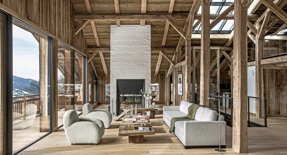 Modern rustic cabin