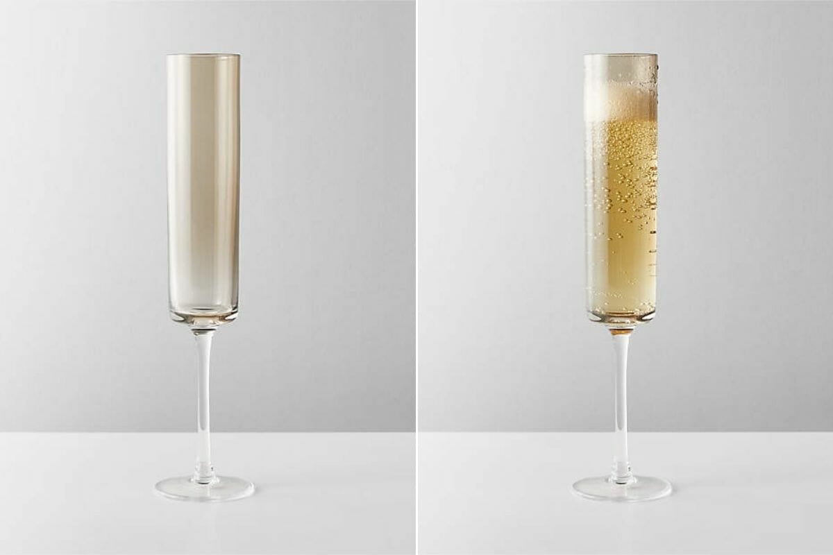 champagne glasses as housewarming gifts