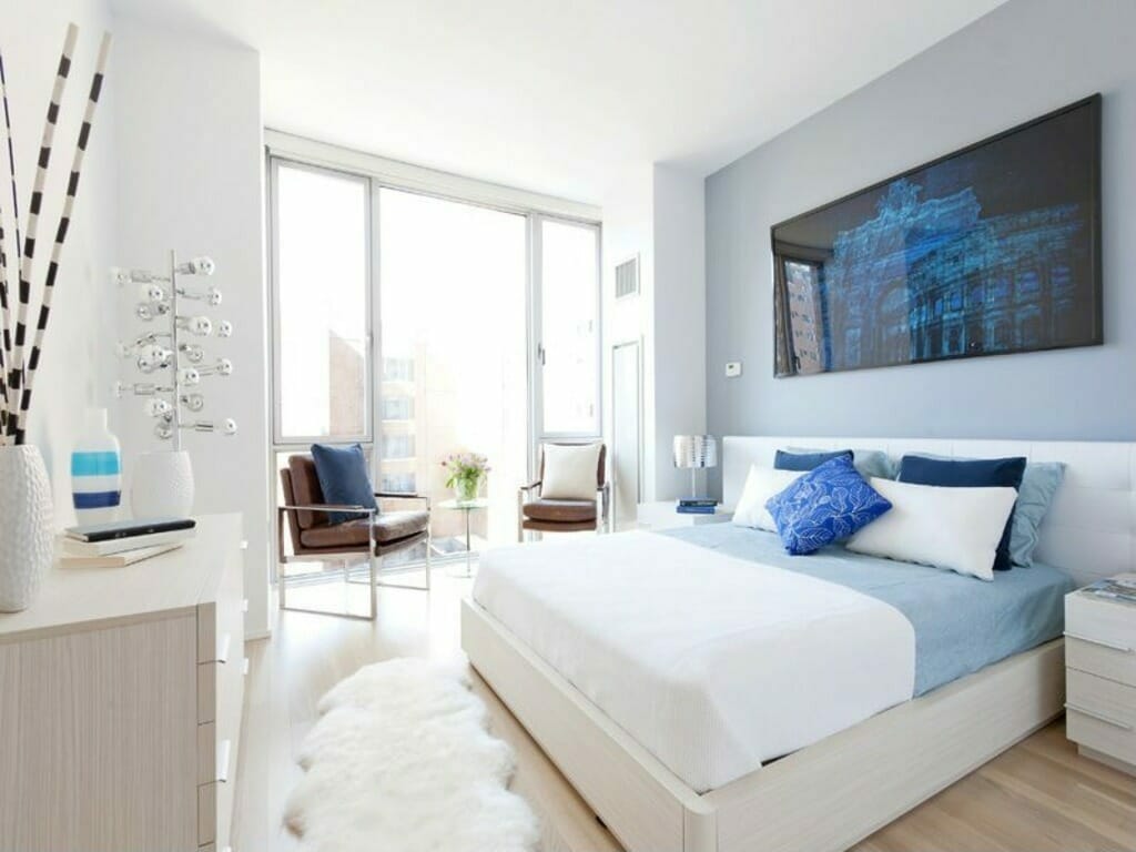 Modern bedroom by Decorilla, top Baltimore interior design firm