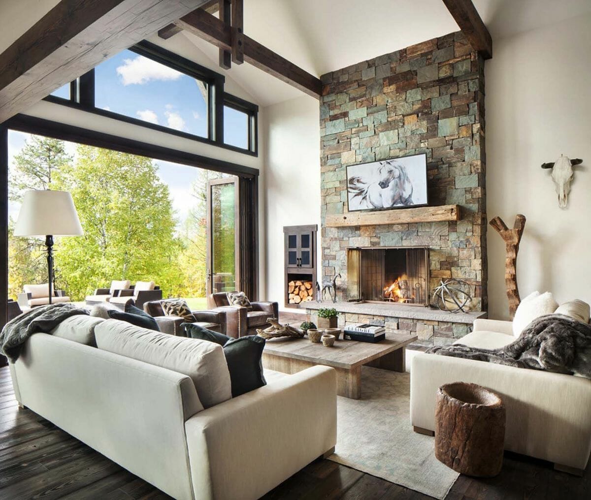 Before After Modern Cabin Interior Design Makeover Decorilla Before After Modern Cabin Interior Design Makeover Decorilla