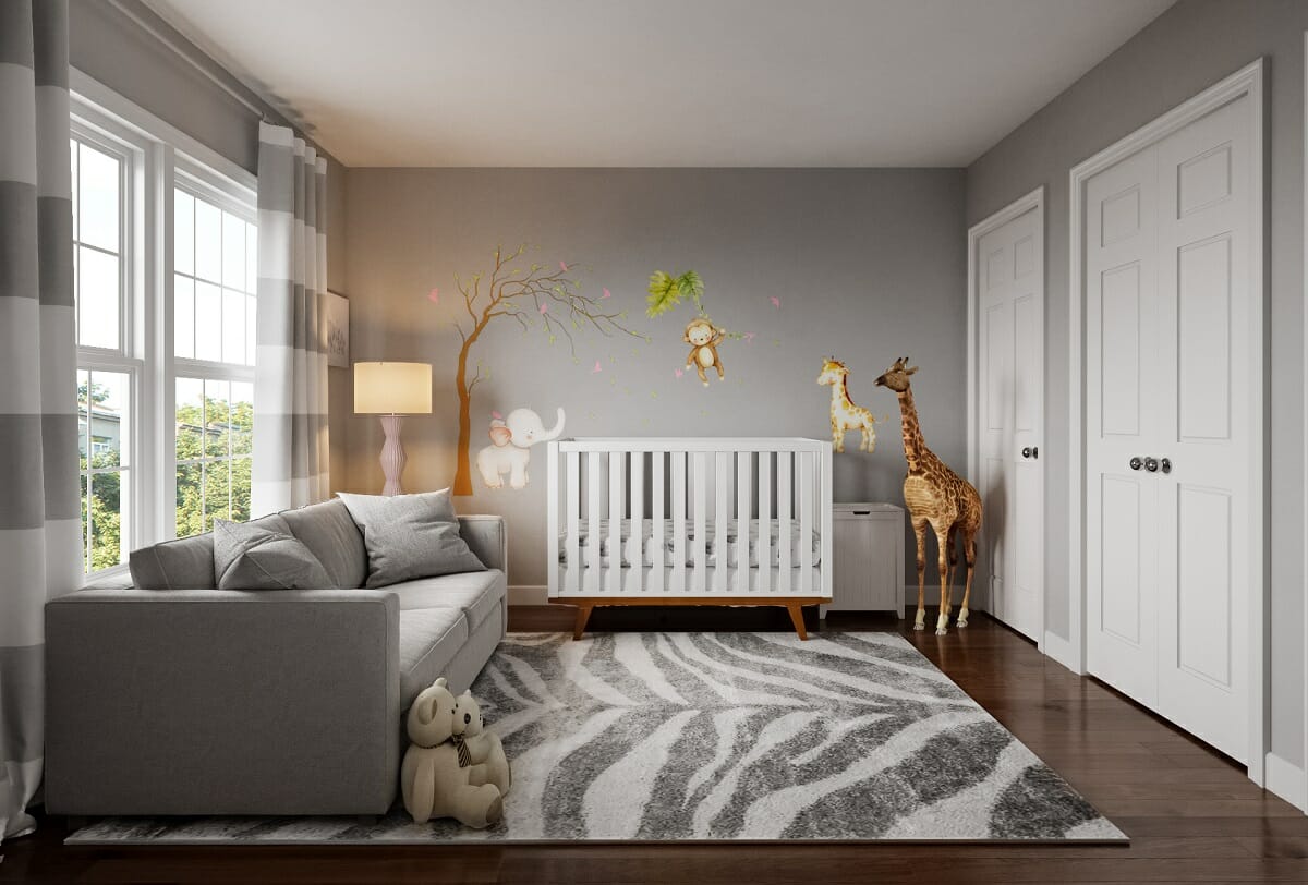 Neutral nursery according to color psychology - Wanda P.