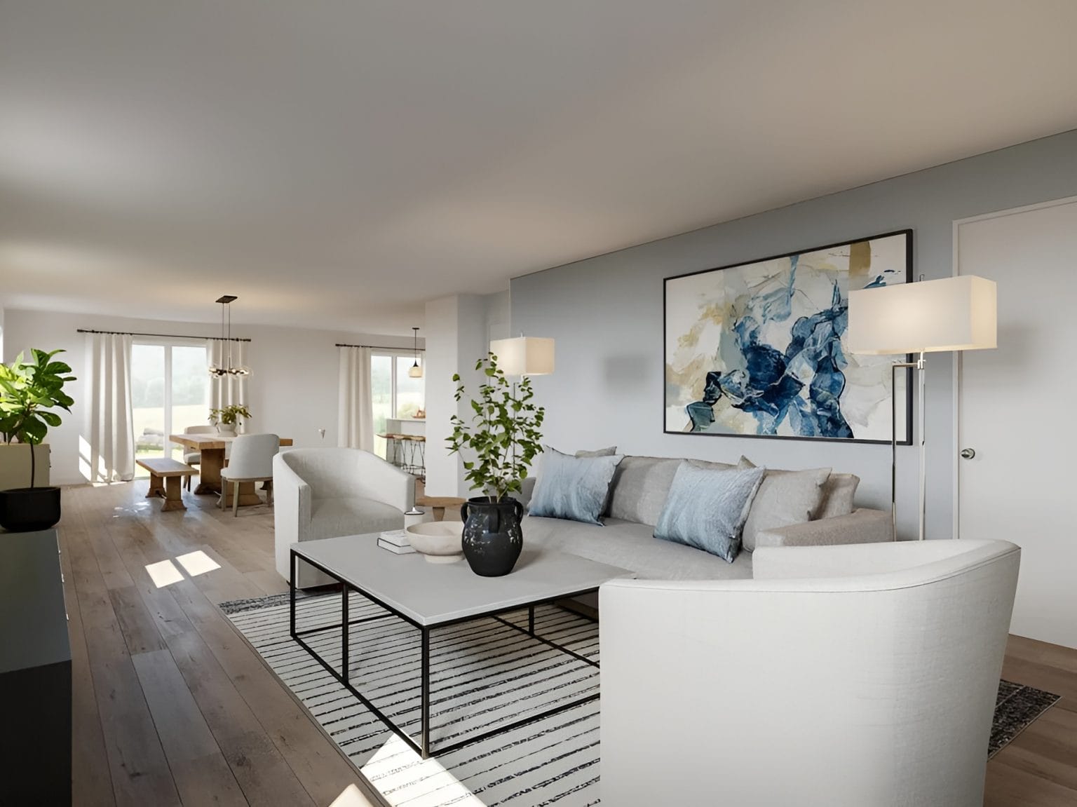 Before & After: Hamptons Style Interior Design Transformation