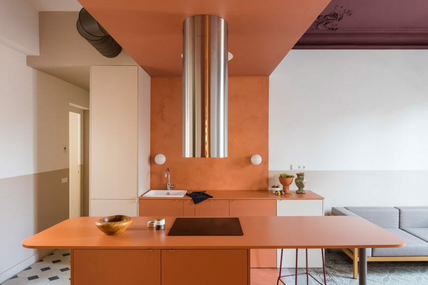 Orange kitchen color psychology theory - Dezeen