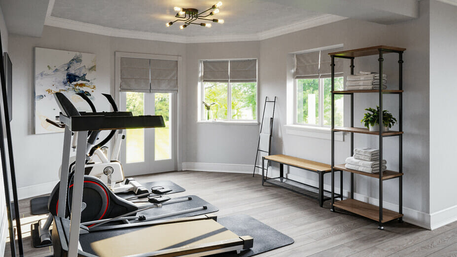 basement home gym ideas