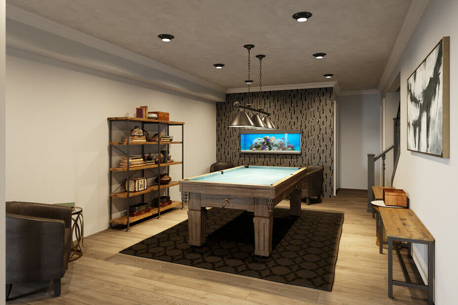 basement rec room design