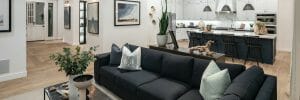 hire an interior designer living room and kitchen