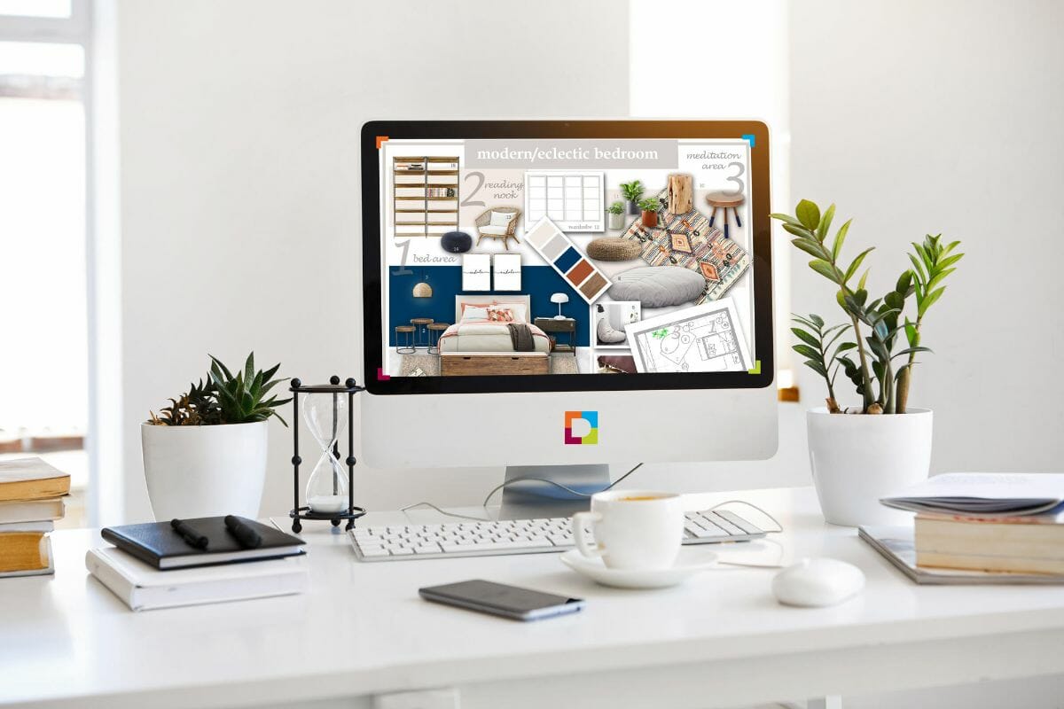 How to work with and online interior designer