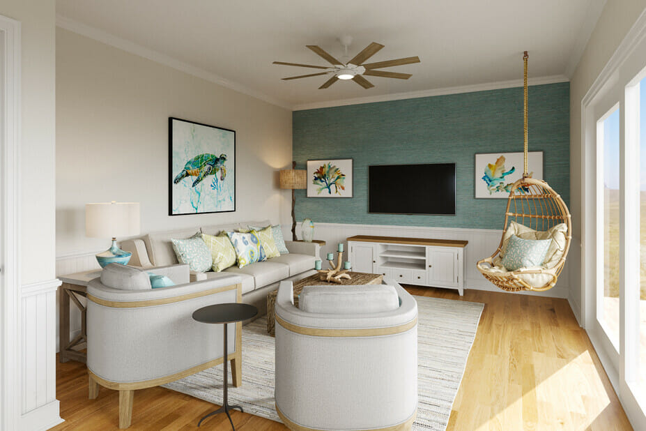 Beach house interior design