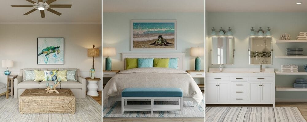 Beachy house interior design