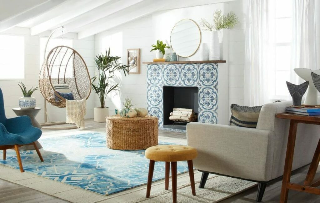 Before & After: Relaxing Beach House Interior Design - Decorilla Online