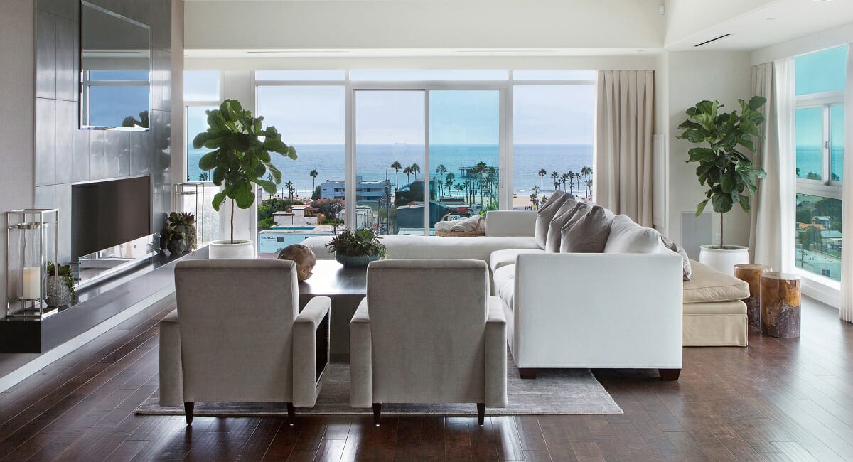 Lounge with celebrity interior designer
