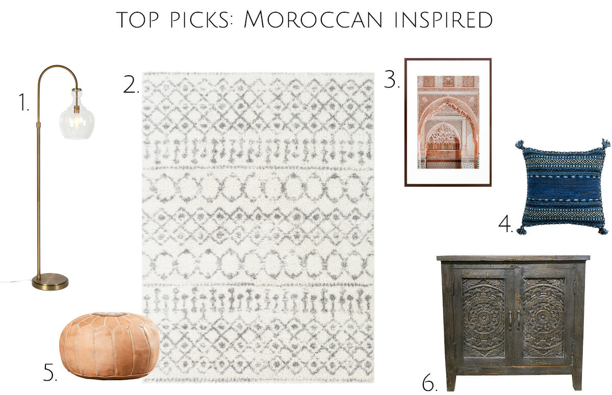 Modern moroccan inspired decor