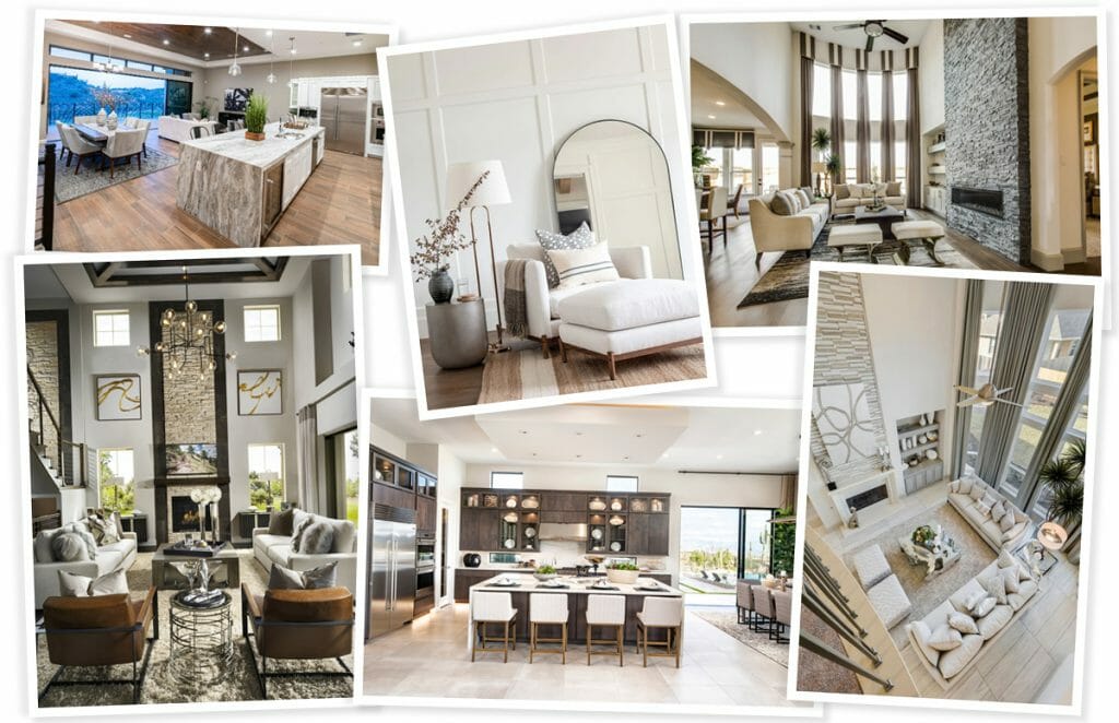 Before & After: Neutral Interior Design with Glam Décor