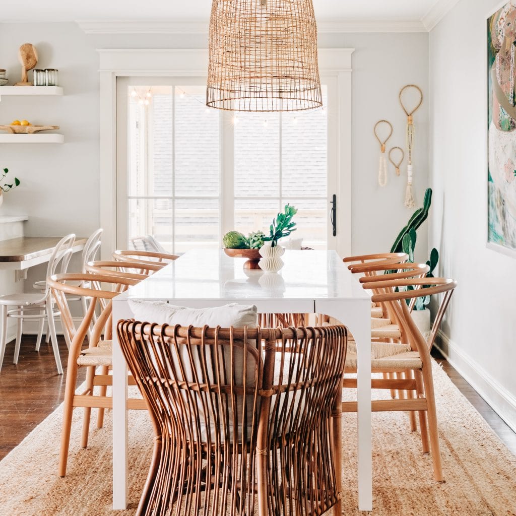 Timeless dining room interior by Decorilla designer, Maja E.