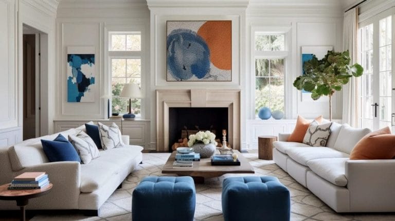Before & After: Transitional Kitchen and Living Room Makeover