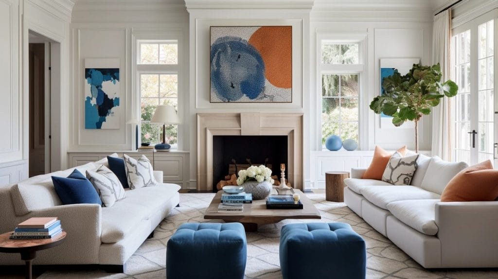 Before & After: Transitional Kitchen and Living Room Makeover