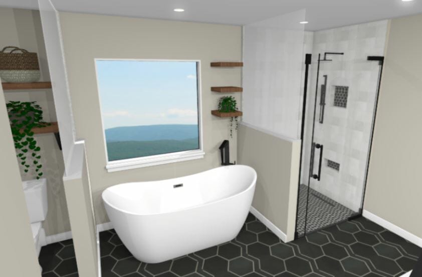 Natural bathroom: Design battle contest - Free Online Design