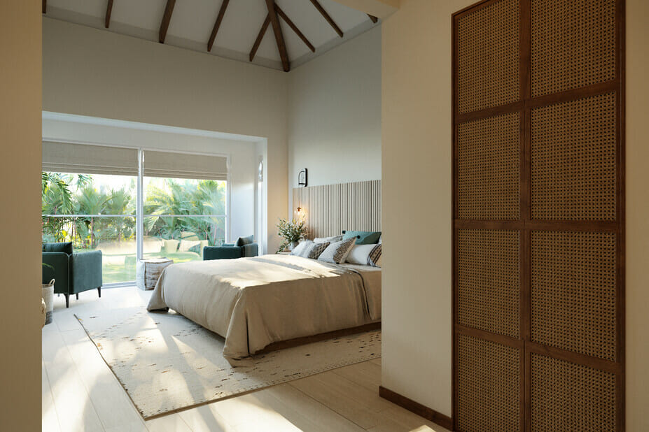 Zen Japandi bedroom interior design - Wanda P