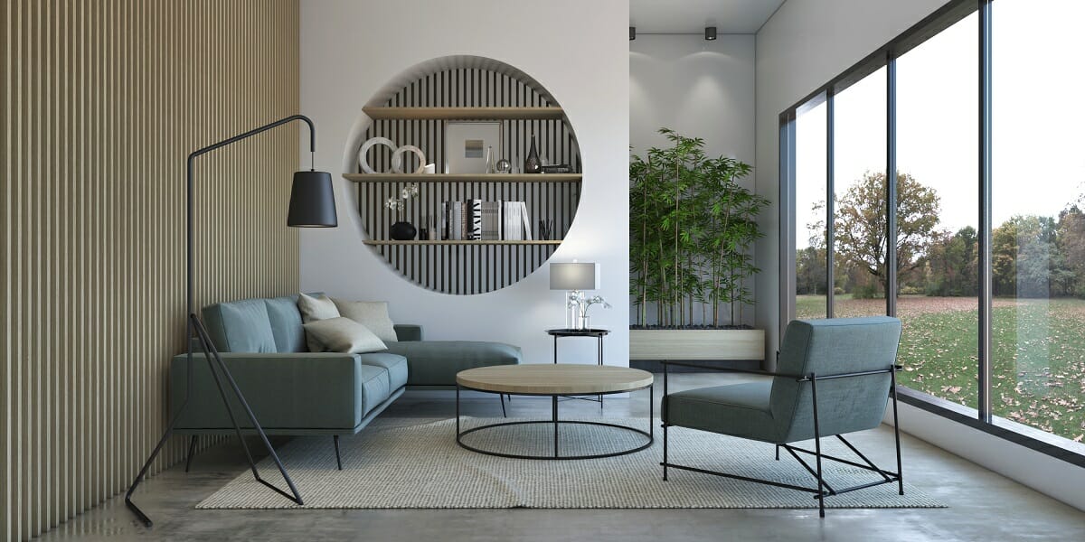 Zen contemporary lounge by Shofy D online interior designer