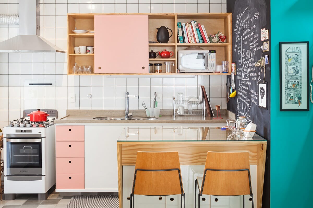 Affordable kitchen remodel with plywood screens - Dezeen