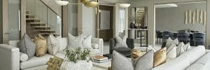All white house interior - knight frank interiors