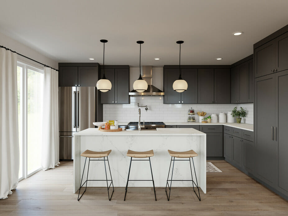 Clean contemporary kitchen design