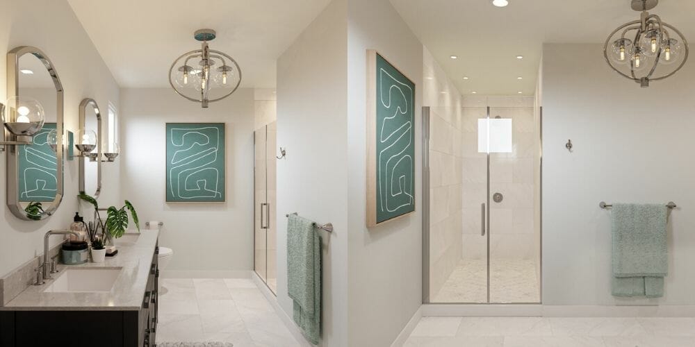 Contemporary bathroom interior design ideas