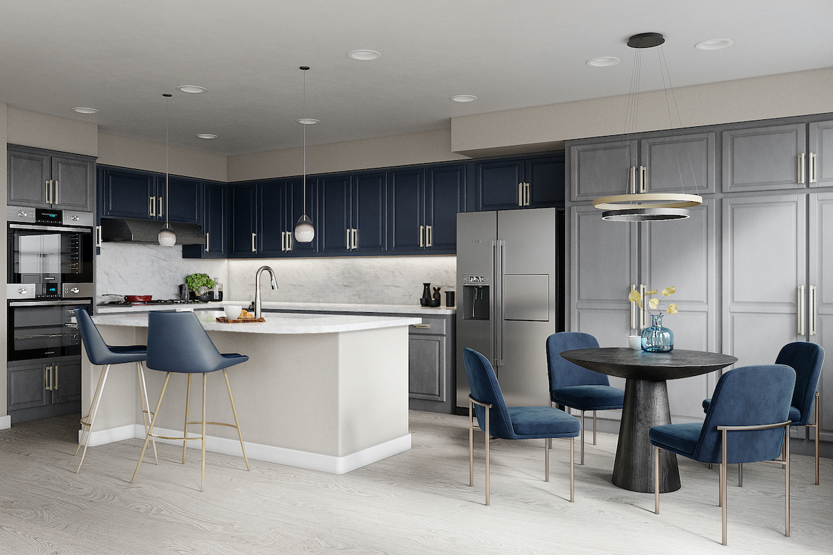 Contemporary kitchen nook ideas by Decorilla designer, Wanda P.