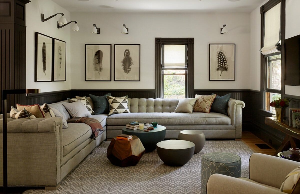 Cozy Transitional family room