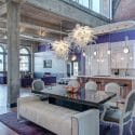 Pantone color of the year 2022 in a luxury loft