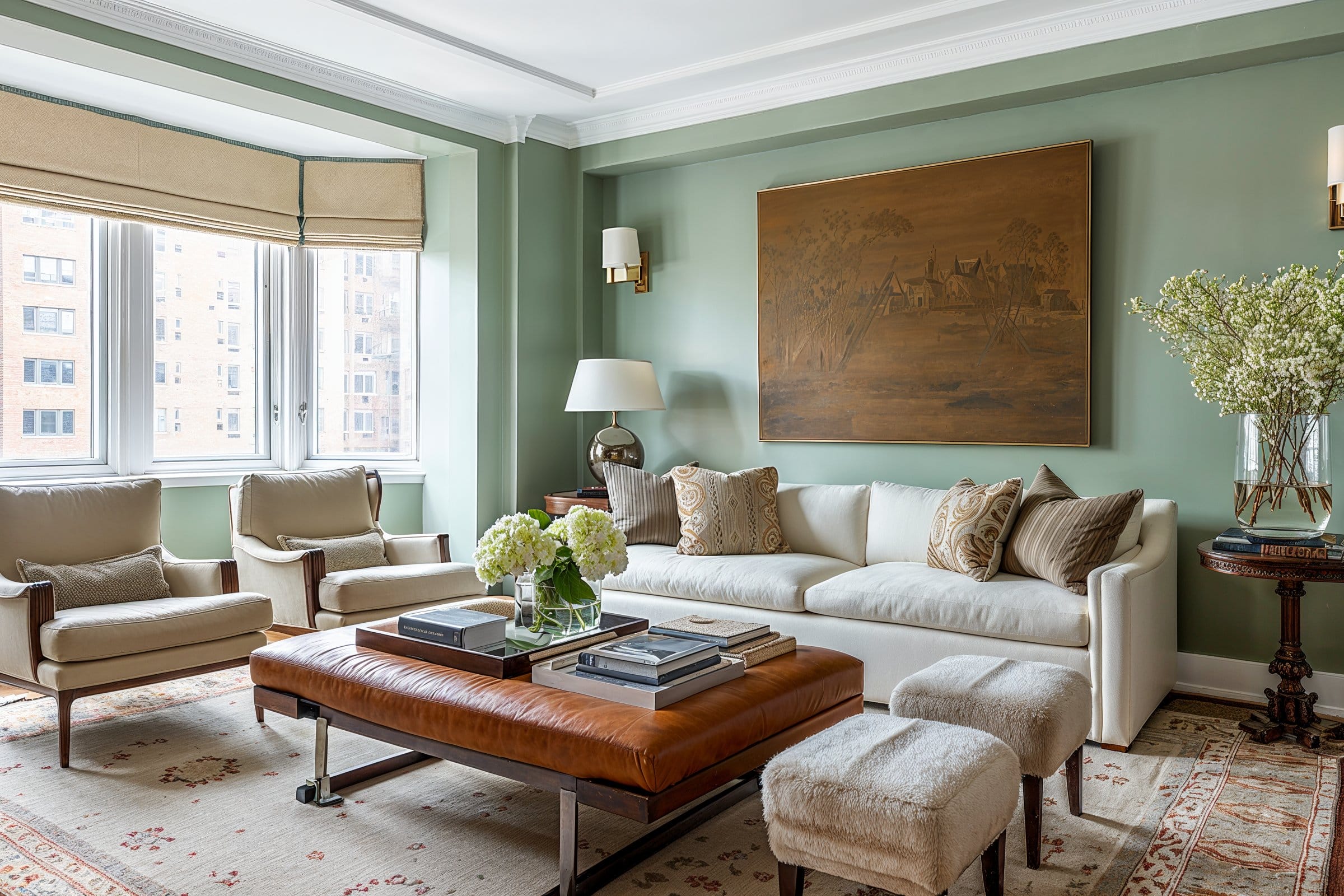 Before & After: Inviting Transitional Family Room