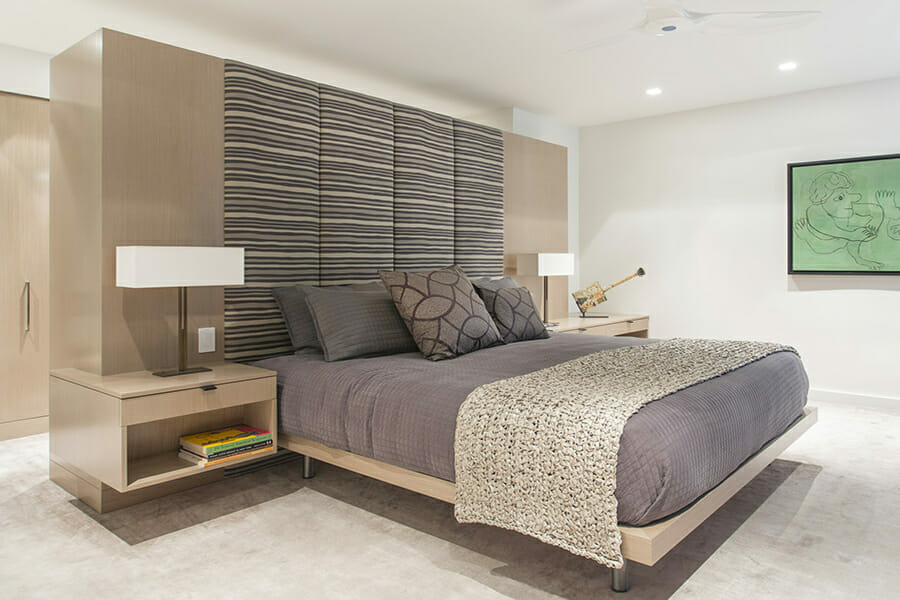 Contemporary bedroom by Decorilla interior decorator NYC, Susan W.